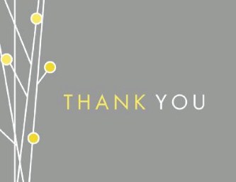 Simple Bliss Wedding Thank You Cards