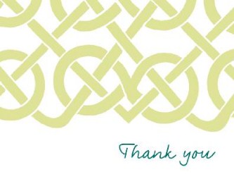 Celtic Knot Wedding Thank You Cards