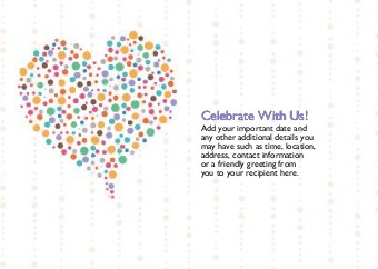 Filled with Love Standard Sized Save the Date Postcards