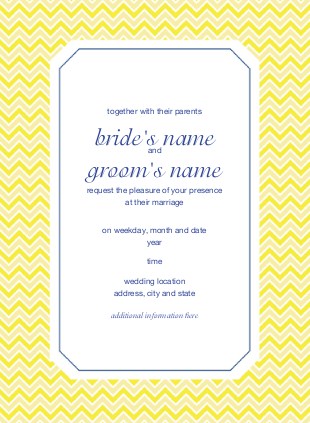 Linked in Love Wedding Invitations