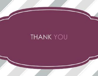 Berry Happy Wedding Thank You Cards