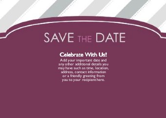 Berry Happy Standard Sized Save the Date Postcards