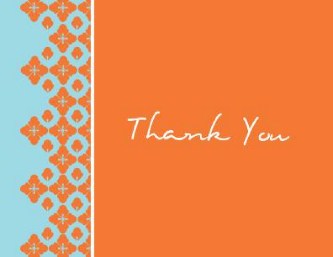 Boldly Yours Wedding Thank You Cards