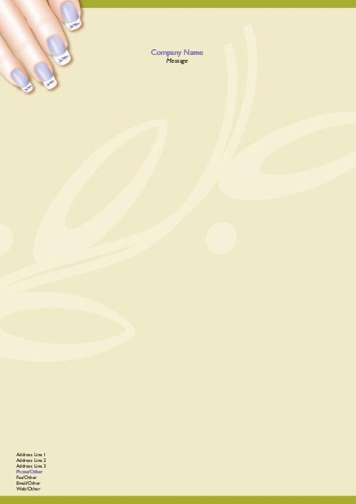 Fab Mani A4 Letterhead