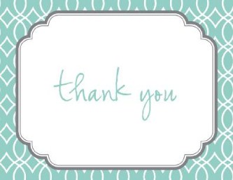 Framed for Happiness Wedding Thank You Cards