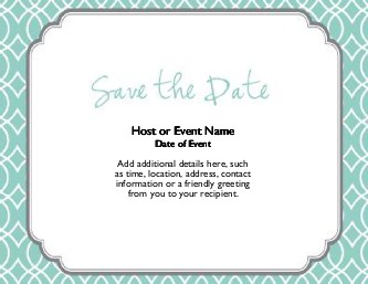 Framed for Happiness Large Save the Date Magnets