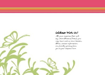 Garden Green Passion Standard Sized Save the Date Postcards