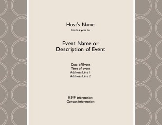 Mod Sophisticate Hen Night Invitations