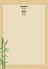 Basic Bamboo A4 Letterhead