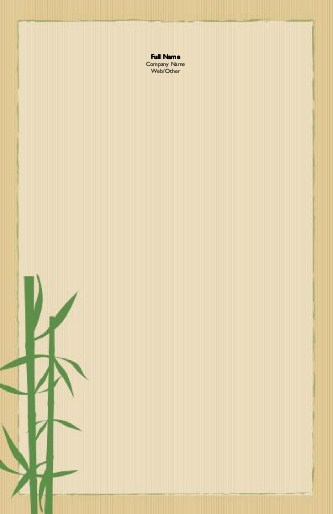 Basic Bamboo Large Note Pads