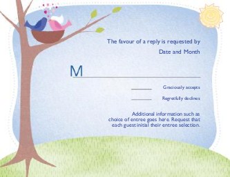 Birds of a Feather Reply Cards