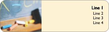 Colours of Learning Return Address Labels