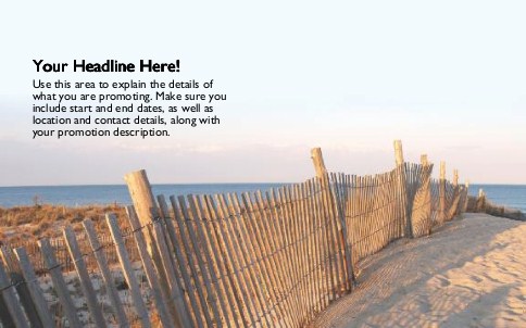 Endless Dunes Full Colour Oversized Postcards