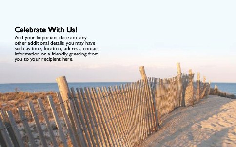 Endless Dunes Oversized Save the Date  Postcards
