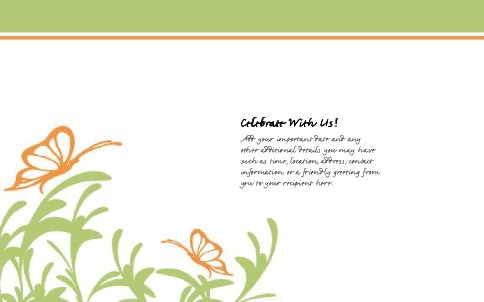 Garden Green Love Oversized Save the Date  Postcards
