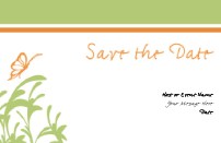 Garden Green Love Save the Date Cards