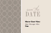 Mod Sophisticate Save the Date Cards