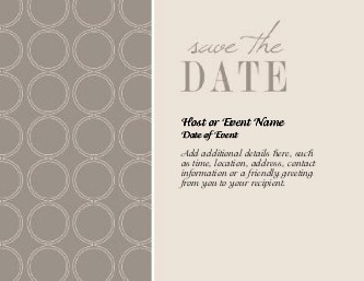 Mod Sophisticate Large Save the Date Magnets