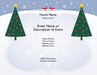 North Pole Nuptials Hen Night Invitations