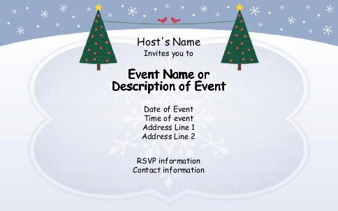 North Pole Nuptials Postcard Invitation-Oversized