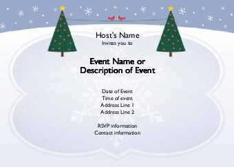 North Pole Nuptials Postcard Invitation-Standard