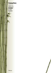 Bamboo Inspiration A4 Letterhead