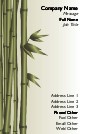 Bamboo Inspiration Full Colour Business Cards