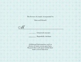 Elegant Ambiance Reply Cards