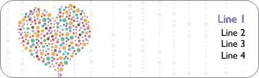 Filled with Love Return Address Labels