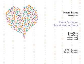 Filled with Love Hen Night Invitations