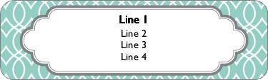 Framed for Happiness Return Address Labels
