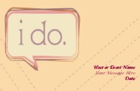 I Do, Love You Save the Date Magnets