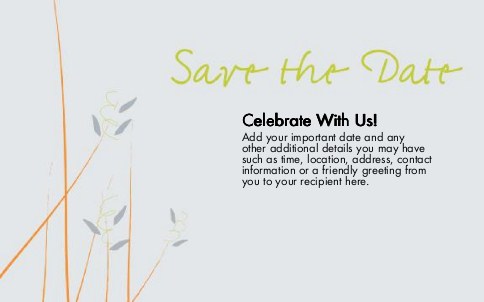 Love Fronds Oversized Save the Date  Postcards