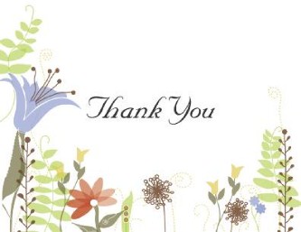 Modern Romance Wedding Thank You Cards