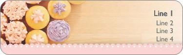 Sweet Cakes Return Address Labels