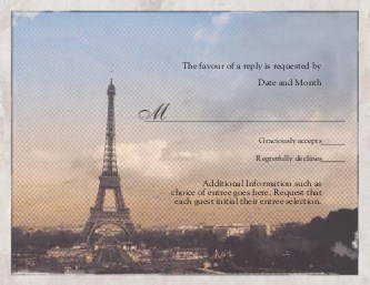 Timeless Tower Reply Cards