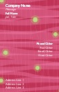 Wavy Groovy Full Colour Magnetic Business Cards
