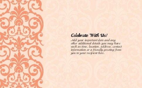 Elegant Coral Lace Oversized Save the Date  Postcards