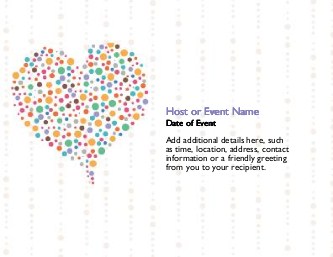 Filled with Love Large Save the Date Magnets