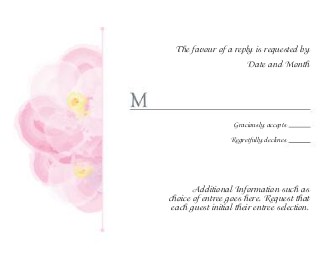Graceful Heirloom Reply Cards