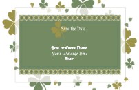 Kiss Me I'm Irish Save the Date Magnets