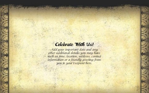 Renaissance Romance Oversized Save the Date  Postcards