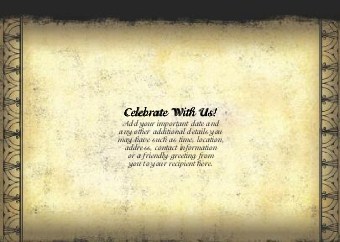 Renaissance Romance Standard Sized Save the Date Postcards
