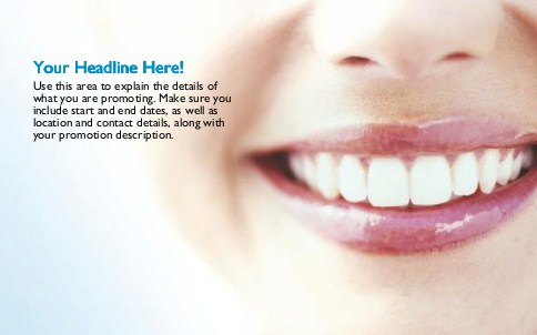 Smile Full Colour Oversized Postcards