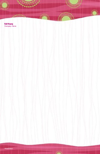 Wavy Groovy Large Note Pads