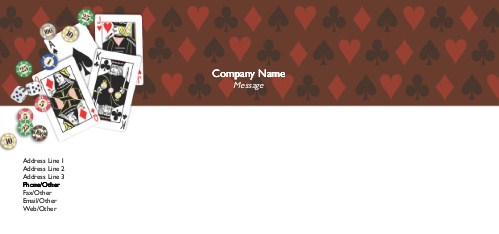 It's a Gamble Full Colour Compliment Slips