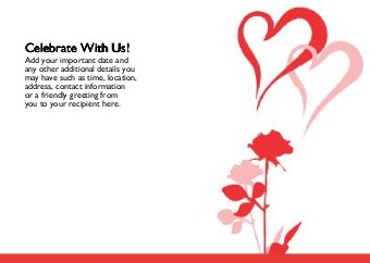 Rosy Glow Standard Sized Save the Date Postcards