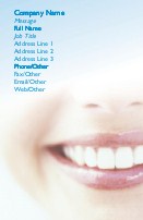 Smile Full Colour Magnetic Business Cards