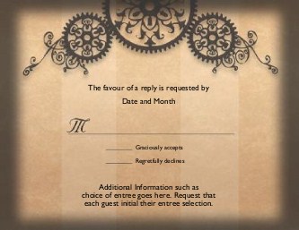 Geared Up for Love Reply Cards
