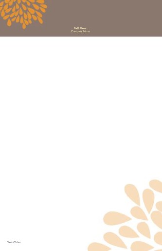 Golden Bloom Large Note Pads